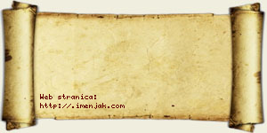 Una Binjić vizit kartica